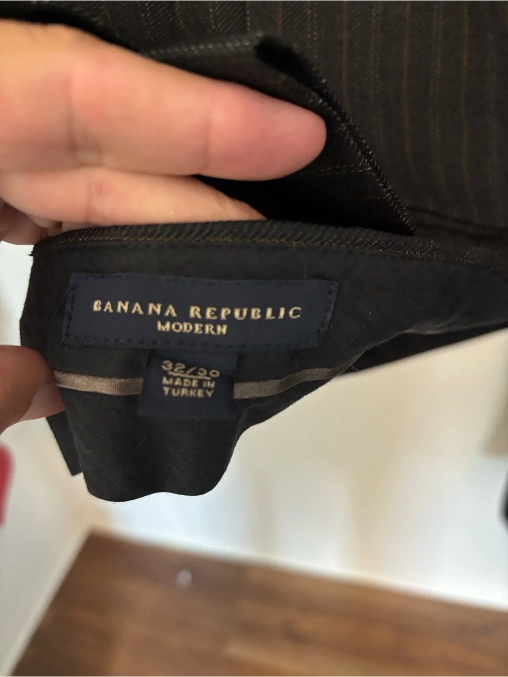 Banana Republic Men's Charcoal Gray Woolen Suit